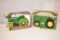 Two ERTL John Deere 1/16 Scale Tractor Toys