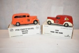 Two ERTL 1/25 Scale Vehicle Banks