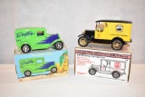 Two 1/25 Scale Vehicle Banks