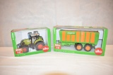 Two Siku Farmer 1/32 Scale Tractor Toys