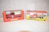 Two Classic Truck Replica Toys