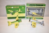 Two John Deere Aircraft Collectable Banks