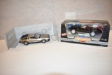 Two 1/18 Scale Classic Car Replica Toys