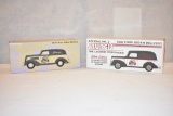 Two 1/25th Scale Sturgis Car Banks