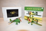 Two John Deere Vintage Airplane Banks