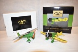 Two John Deere 1/48 Scale Replica Aircraft Toys