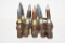Eight Rounds of Belted 20 mm Shells