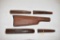 Misc. Wood Stock Parts Including Stevens