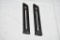 Two Ruger Mark III Mags