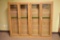 Large Oak Gun Display Cabinet