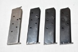 Four Colt 1911 Magazines