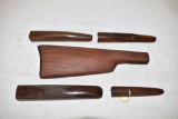 Misc. Wood Stock Parts Including Stevens