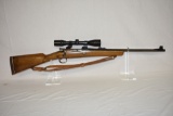 Gun. Custom Spainish Mauser 6mm cal Rifle