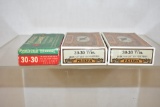 Ammo.  Collectible 30-30 Win. 60 Rds. Peters & Rem