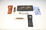Three Pocket Knives: Winchester and 2 Colts