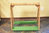 Hinged Two Sided Oak Gun Rack