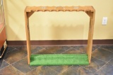 Hinged Two Sided Oak Gun Rack