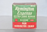 Ammo. Collectible Remington 20 ga, 25 Rds