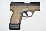 Gun. Beretta Model BU9 Nano 9mm cal Pistol
