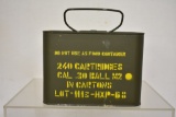 Ammo. 30 Ball M2. 240 Rds in Unopened Can