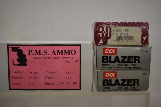 Ammo. 9mm . 199 Rds