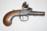 Gun. Flintlock Boot Pistol  40 cal Pistol