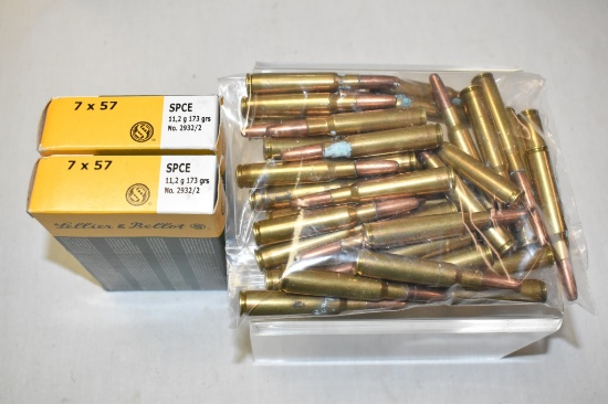 Ammo. 7 x 57mm, 82 Rds