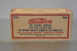 Collectible Ammo. Western 22 LR Brick, 500 Rds