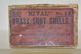 Collectible Ammo. Winchester RA Brass Shot Shells