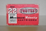 Collectible Ammo. Tru.Test 22 Short, 500 Rds