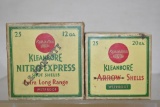 Collectible Ammo. Remington Kleanbor 12 ga & 20 ga