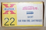 Collectible Ammo. Western Super X 22 Short Brick