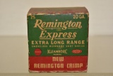 Collectible Ammo. Remington 20 ga, 25 Rds