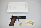 Gun. Colt Model Post War Ace 22 cal Pistol
