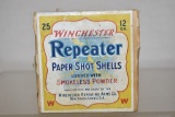 Collectible Ammo. Winchester 12 ga Repeater Paper