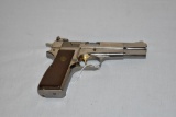 Gun. Browning High Power Belgium 9mm cal. Pistol