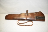 WWII US M1 Garand Leather Jeep Mount Case