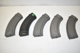 Five AK 47 Magazines