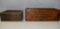 Two Collectible Wooden Ammo Crates