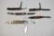 Five Winchester Foldable Pocket Knives