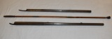 Two Vintage Gun Barrels & Cleaning Rod