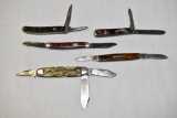 Five Winchester Foldable Pocket Knives