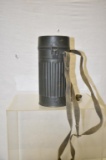 WWII German Nazi Army Gas Mask in Canister