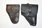 Two Small Leather Holsters