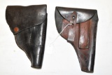 Two Small Leather Holsters