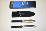 2 United Cutlery Colt CT 19 Daggers with Sheaths