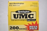 Ammo. 223 Remington. 200 Rds