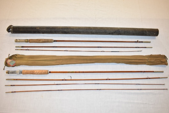 Two Bamboo Fly Fishing Rods