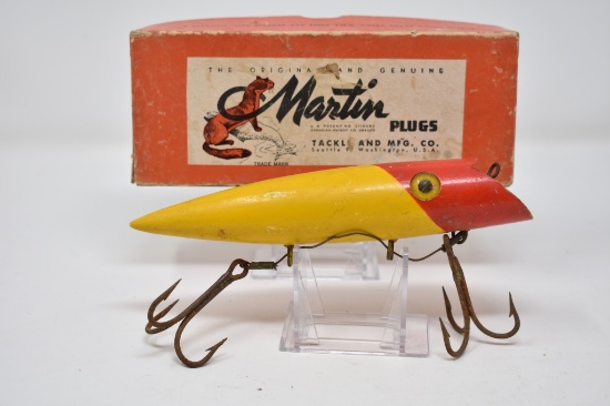 Martin Plugs Box with Unmarked lure.