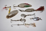 Seven Spinner Lures & Chum Spoons